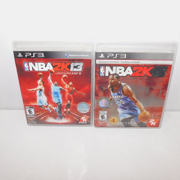 PS3 NBA 2K13 & 2K15 Basketball Video Game Set - Picture 1 of 7